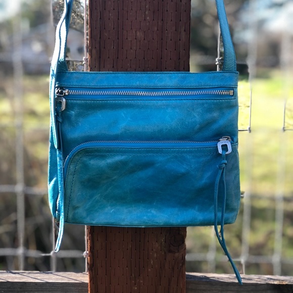 HOBO Handbags - Hobo Cassie Bayou Blue Leather Crossbody